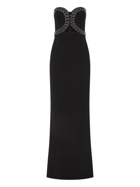 REBECCA VALLANCE Nyx strapless gown