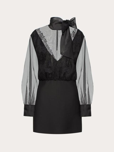 Valentino CREPE COUTURE AND ORGANZA DRESS