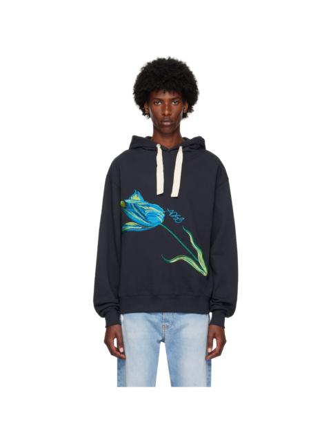 Andersson Bell Black Essential 'ADSB' Fiore Hoodie