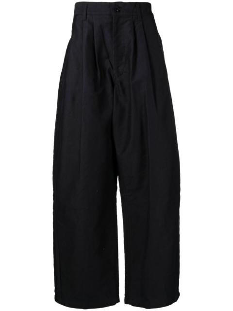 Yohji Yamamoto high-waisted straight-leg trousers