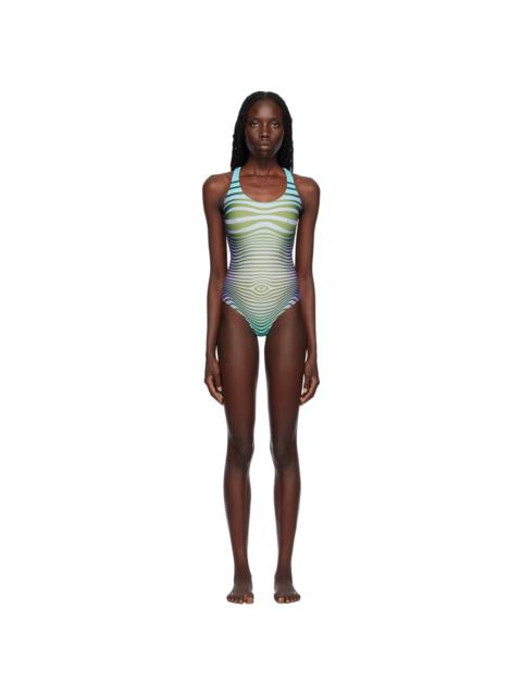 SSENSE Exclusive Blue 'The Body Morphing' Swimsuit