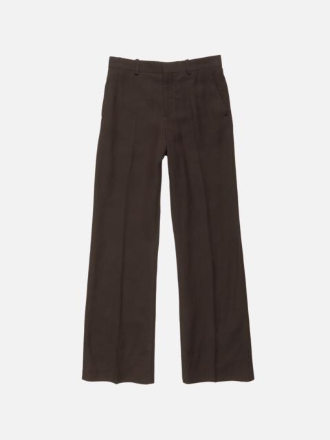 Acne Studios Tailored herringbone trousers - Chocolate brown