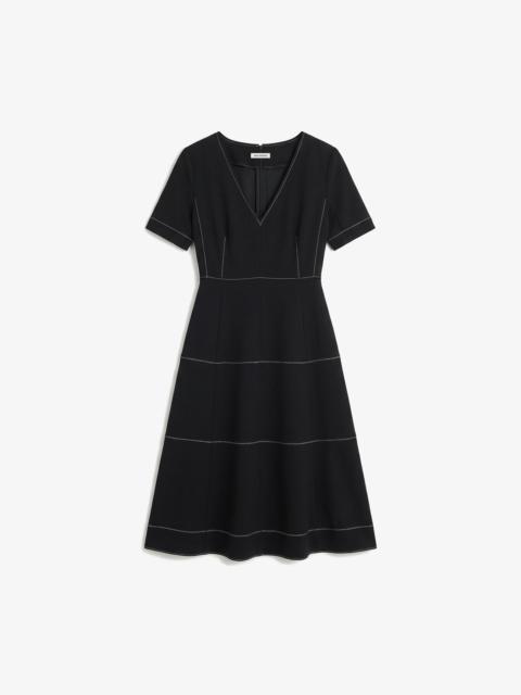 M.M.LaFleur Kinta Jetset Dress - Everyday Crepe with Topstitch