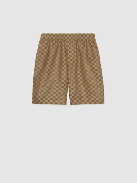 GUCCI GG Supreme linen shorts