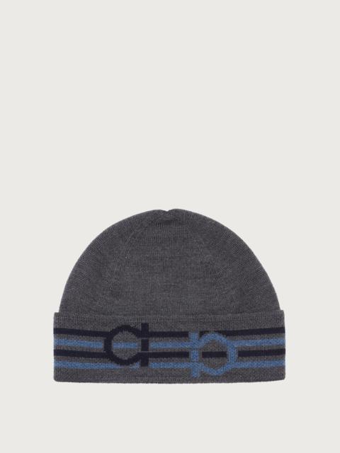 FERRAGAMO GANCINI BEANIE