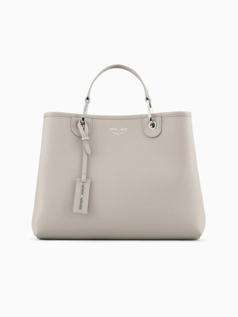EMPORIO ARMANI Medium MyEA shopper bag with deer print