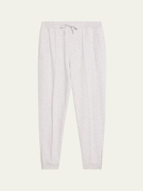 Brunello Cucinelli Men's Pintuck-Pleated Drawstring Sweatpants