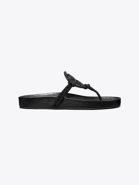 TORY BURCH Miller Cloud Pavé Knotted Sandal