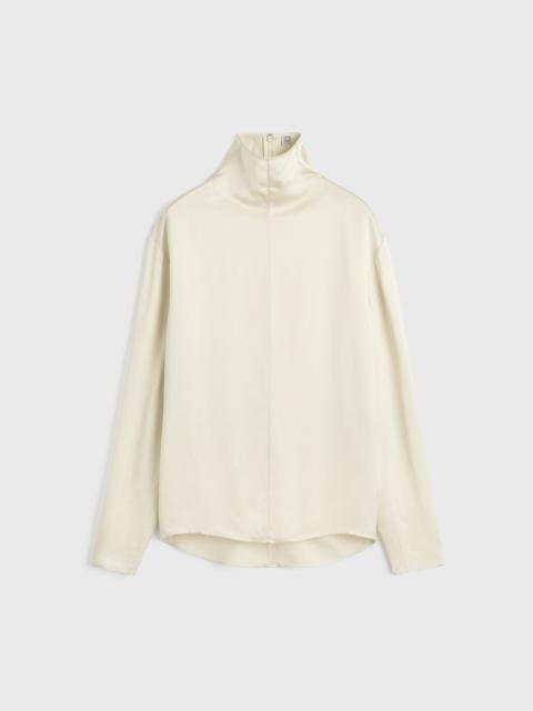 TOTEME Slouch-neck blouse ecru