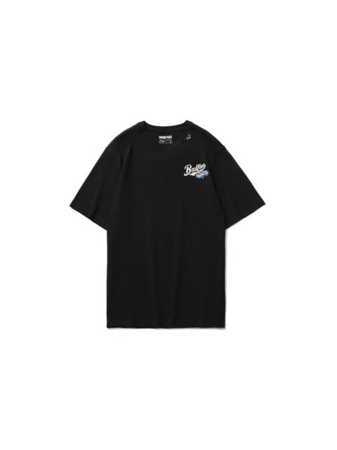 Li-Ning BadFive Hoops Graphic T-shirt 'Black' AHSR107-7