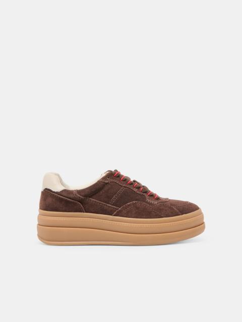 dolce vita NAOMY H2O SNEAKERS DK BROWN SUEDE