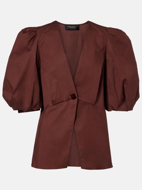 ADRIANA DEGREAS Cotton-blend top