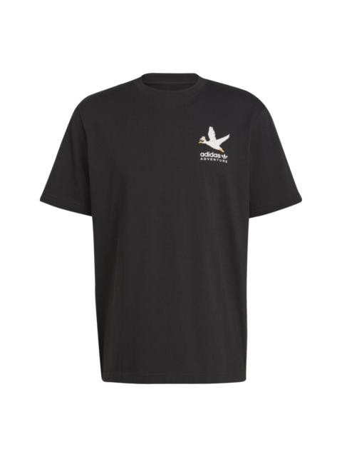 adidas adidas originals Adventure Graphic Duckies T-shirt 'Black' HZ1148