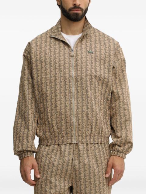 LACOSTE Monogram zip jacket