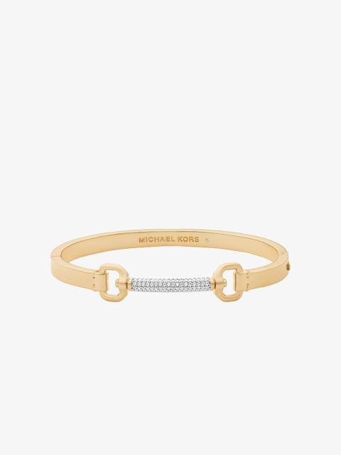 MICHAEL KORS Pavé Horsebit Bangle
