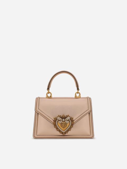 Dolce & Gabbana Small Devotion bag in nappa mordore leather
