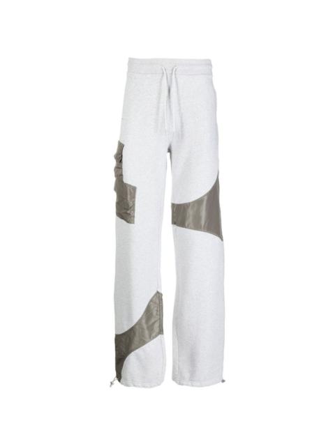 HELIOT EMIL™ organic-cotton patchwork track-pants