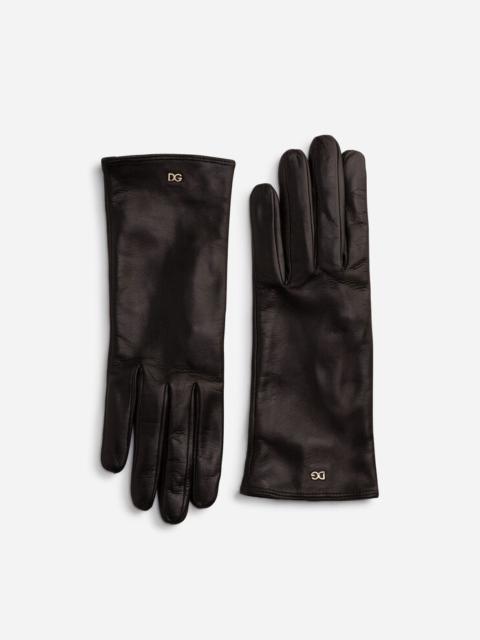 Dolce & Gabbana Short lambskin gloves