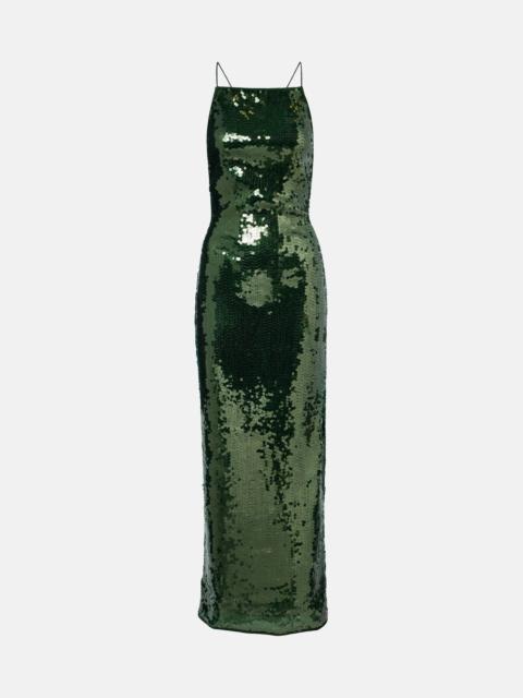 Oséree Marylin sequined maxi dress