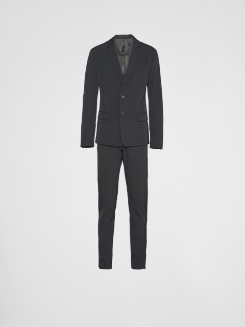 Prada Single-breasted techno stretch suit