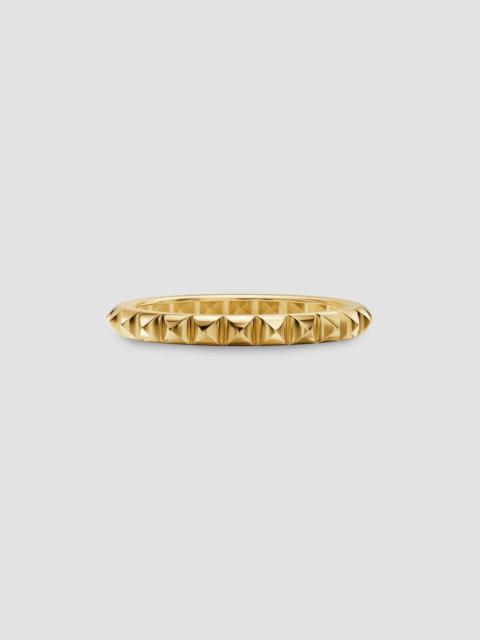 DAVID YURMAN Women's Petite Pyramid Band Ring in 18K Yellow Gold, 2.5MM - Gold
