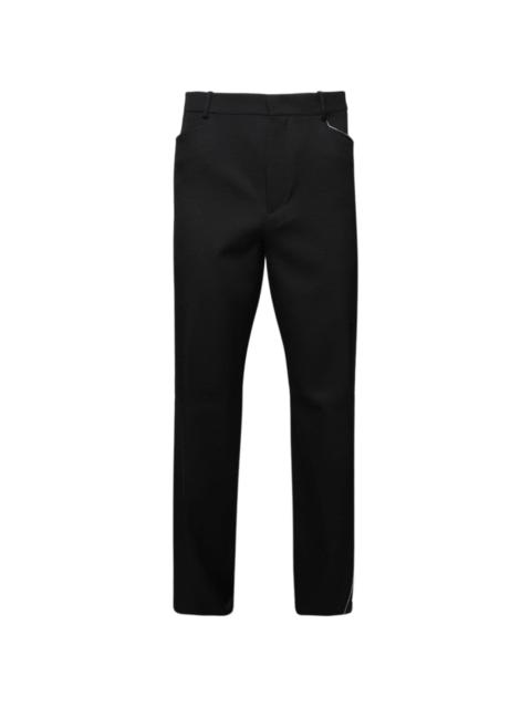Lanvin panelled wool trousers