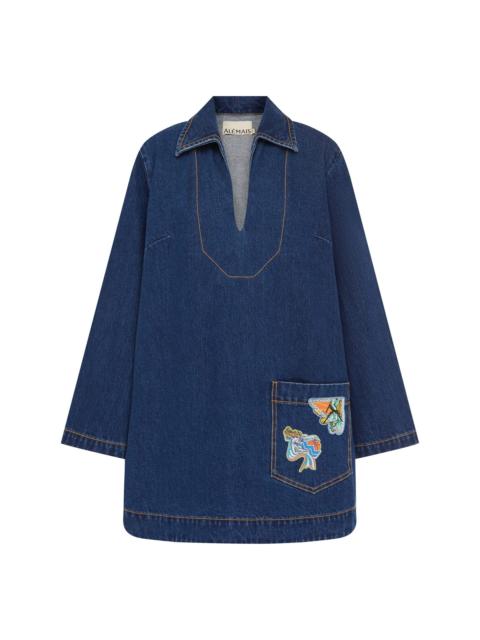 ALÉMAIS Speedy Denim Mini Dress
