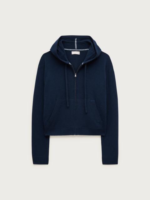 J.CREW Cashmere full-zip hoodie