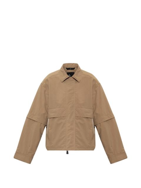 Moncler Grenoble Day-Namic logo-patch flap-pocket zip-up jacket