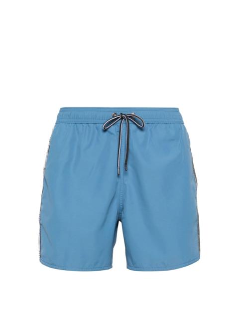 logo-trim swim shorts