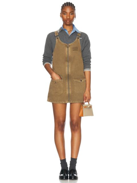 Miu Miu Mini Overall Dress