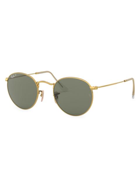 Ray-Ban Men's RB3447 50MM Round Sunglasses - Dark Green