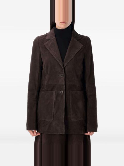 RÓHE suede single-breasted blazer