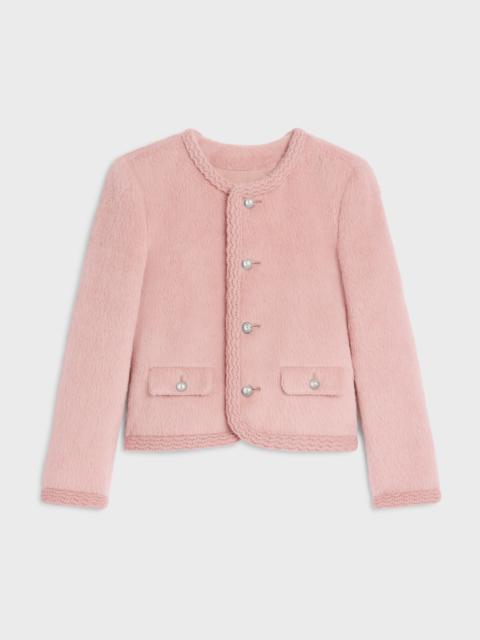 CELINE chelsea jacket in alpaca wool