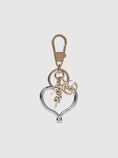 GUCCI Heart-shaped keychain