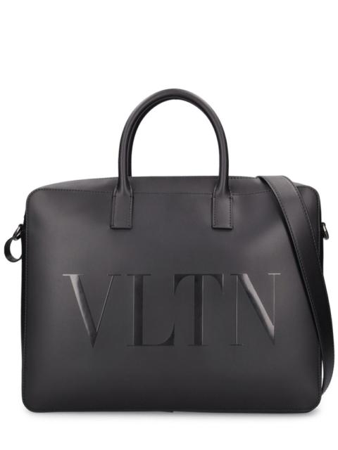 VLTN leather brief case