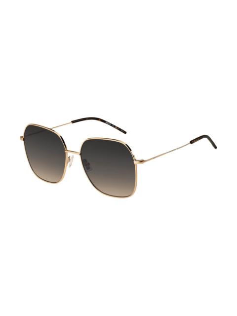 BOSS STEEL SUNGLASSES WITH BRANDED TEMPLES
