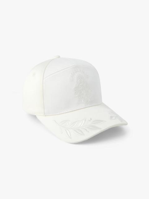 CASABLANCA Off-White Hotel Emblem Satin Cap | Casablanca Paris
