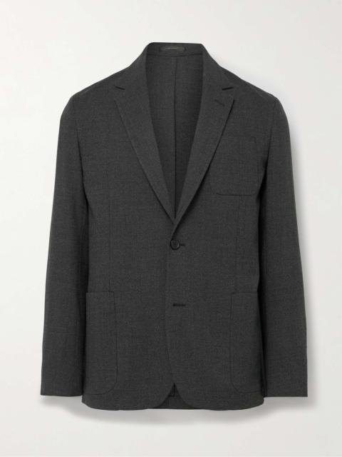 Slim-Fit Wool Suit Jacket