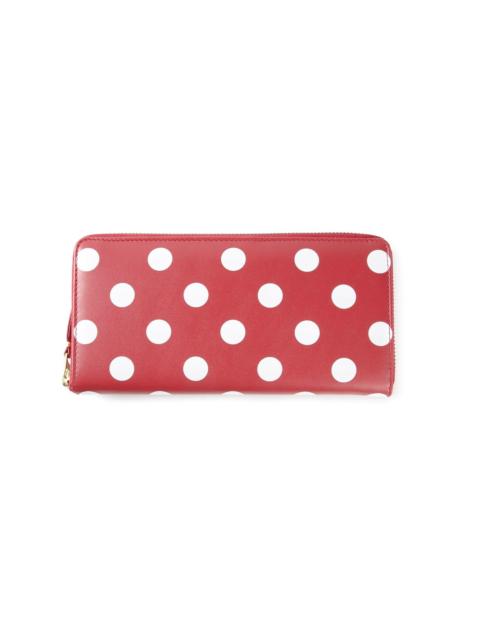 Comme Des Garçons polka dot long wallet