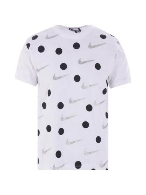 BLACK COMME des GARÇONS x Nike polka dot-pattern T-shirt