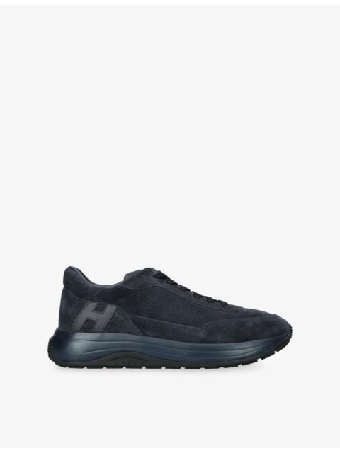 HOGAN Allacciato Suede and Leather Trainers
