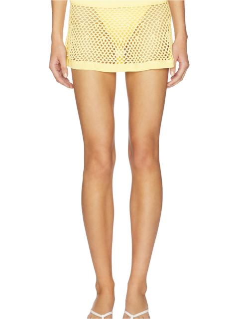 Frankies Bikinis Adaline Crochet Mini Skirt