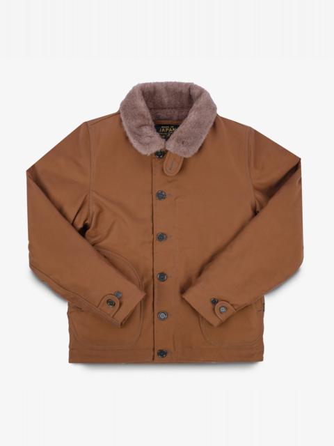 Iron Heart IHM-35-BRN Whipcord N1 Deck Jacket - Brown
