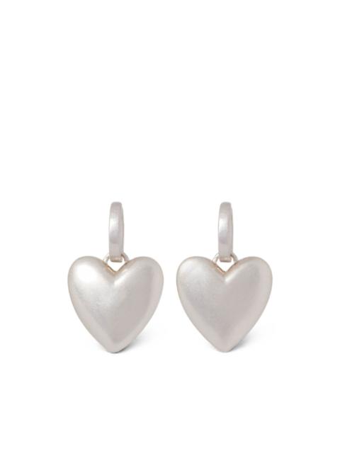 ROXANNE ASSOULIN Token Heart drop-design earrings