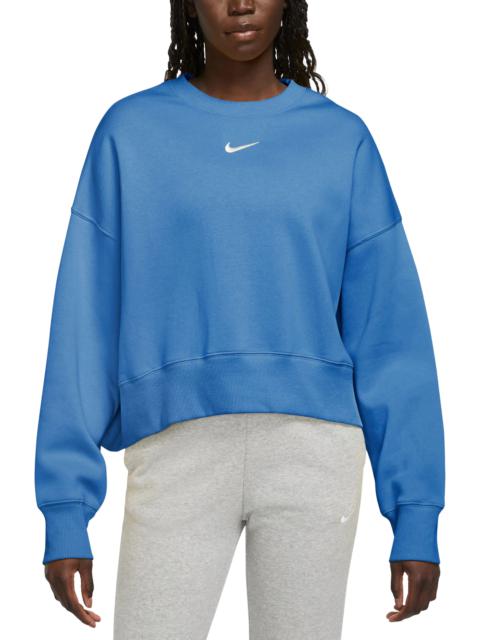 Phoenix Fleece Crewneck Sweatshirt in Star Blue/Sail