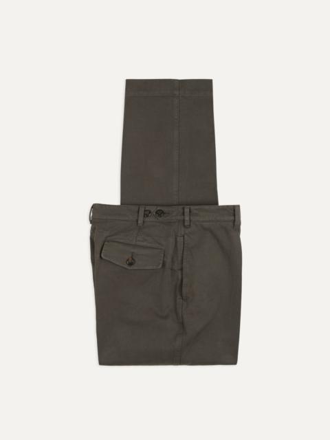 Drake's Grey Moleskin Twill Games Trousers