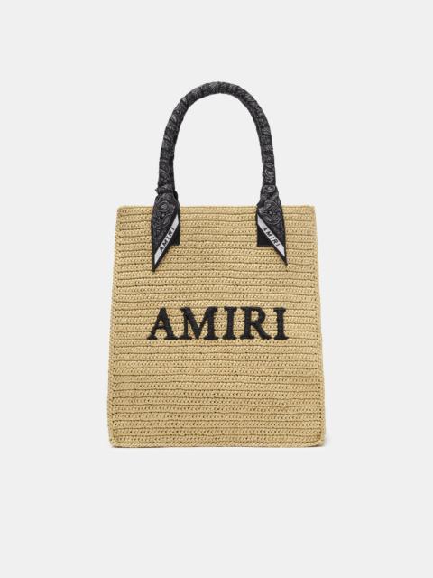 AMIRI AMIRI RAFFIA TOTE