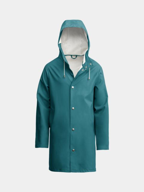 Stutterheim Stockholm Lightweight Raincoat Petrol blue