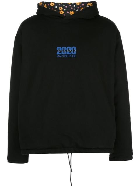 Martine Rose reversible floral hoodie